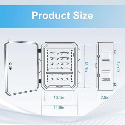Outdoor Electrical Box with Thermostat and Fan, Cold-Rolled Steel Plate - Image 7