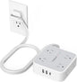 Surge Protector Power Strip, TESSAN 5 FT Flat Extension Cord by TESSAN