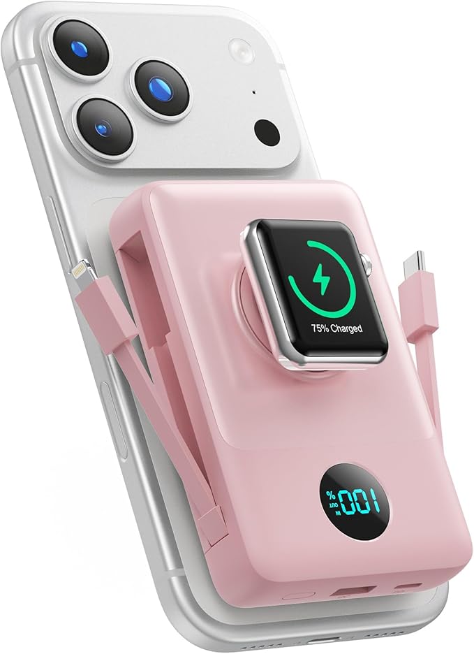 6 in 1 Magnetic Portable Charger by APHUWJ