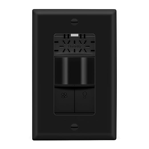 LIDER Humidity Sensor Switch and Motion Sensor Light Switch, PIR Sensor by LIDER