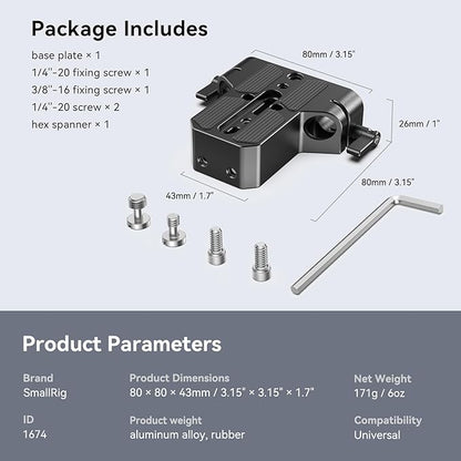 SMALLRIG Camera Base Plate - Image 8
