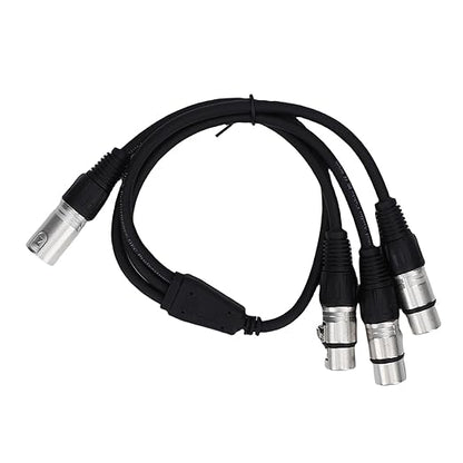 Estink XLR Splitter Cable 3 Pin Male to 3 Female Y Splitter - Image 9
