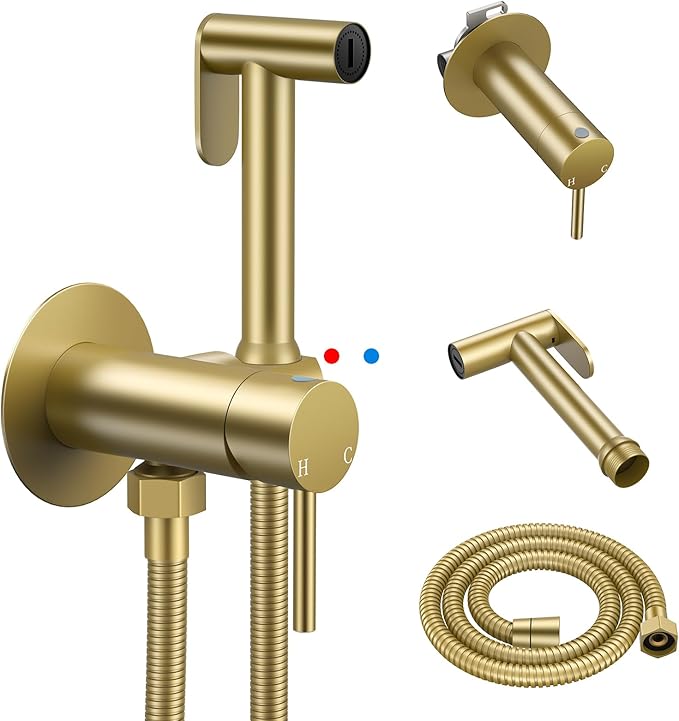 Arofa Built-in Hot and Cold Handheld Bidet Sprayer by AROFA