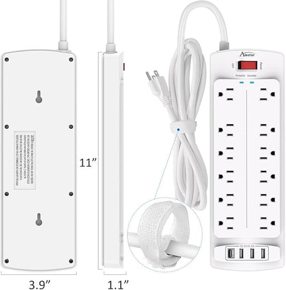 Power Strip, ALESTOR Surge Protector - Image 7