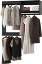 Modular Closet System, Wood Tower Closet Storage by Unknown