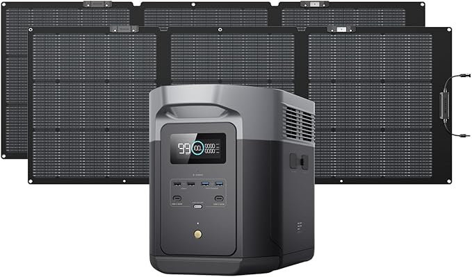 EF ECOFLOW Solar Generator Delta 2 Max 2048Wh by EFECOFLOW