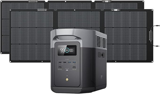 EF ECOFLOW Solar Generator Delta 2 Max 2048Wh by EFECOFLOW