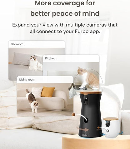 Furbo 360° Cat Camera + Mini 360° Cam 2-Camera Bundle Nanny Subscription: Cat - Image 5