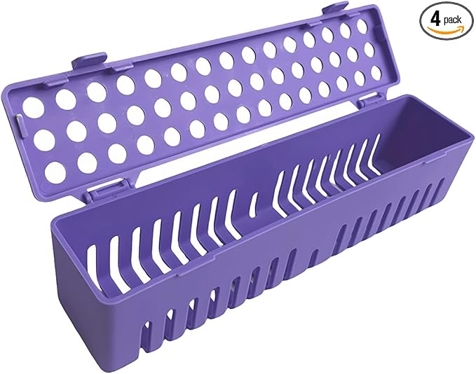 Dental Autoclave Sterilization Cassette Rack Box Tray, Plastic Sterilizing Tray by Unknown