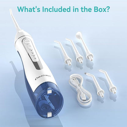 Water Dental Flossers for Teeth, 300ML Cordless Portable Electric Water Flosser - Image 9