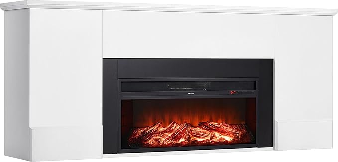 VEVOR 75-Inch Freestanding Fireplace, 1500W 5120 BTU Electric Fireplace Heater - Image 12