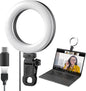 Meyin Ring Light Clip on Laptop Monitor, Webcam Light 10 Brightness Level Video by Meyin