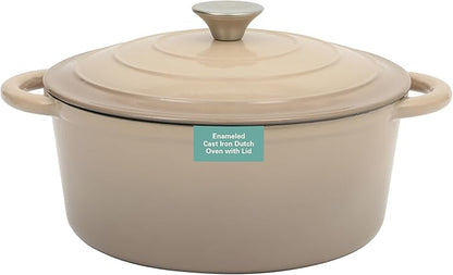 Gibson Home Addlestone 5 Qt Enameled Cast Iron Dutch Oven Pot by GibsonHomewares