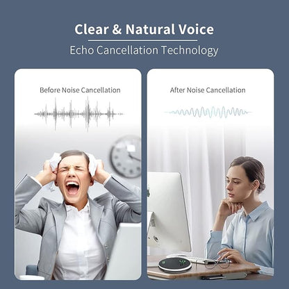 TONGVEO Bluetooth Speakerphone Conference Microphones, Wireless Conference - Image 4