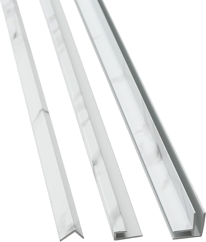 Palisade 78in x 60in x 30in Waterproof Vinyl Shower Surround Kit - Image 8