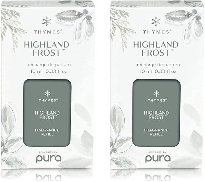 Thymes Pura Refills – 2 Pack of Oil Diffuser Scents – Long-Lasting Pura by Thymes