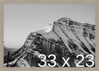 Frame It Easy 33 x 23 Rustic Gray Wood Frame by FrameItEasy