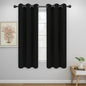 Easy-Going Blackout Curtains for Bedroom, Solid Thermal Insulated Grommet and by Easy-Going