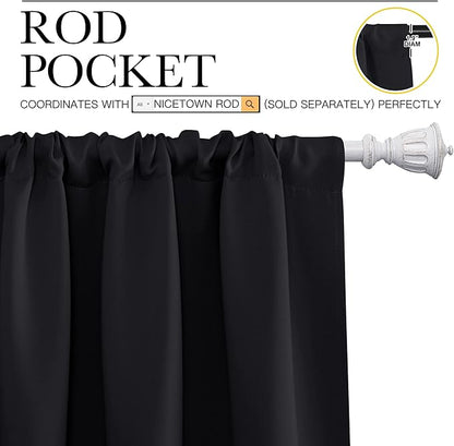 NICETOWN Black Out Curtain Panels - Image 3