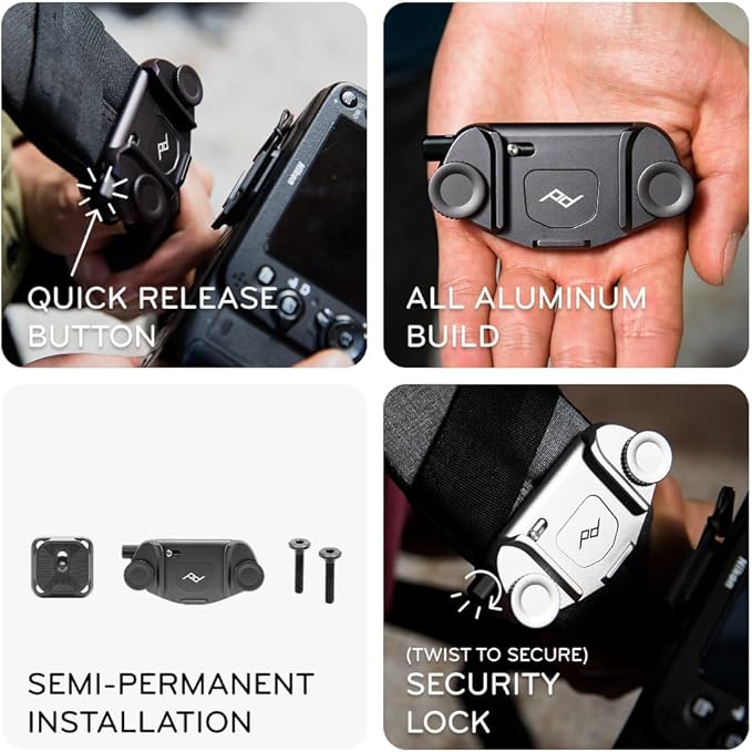 Peak Design Capture Camera Clip V3, Holds DSLR, Compact and Point and Shoot - Image 7