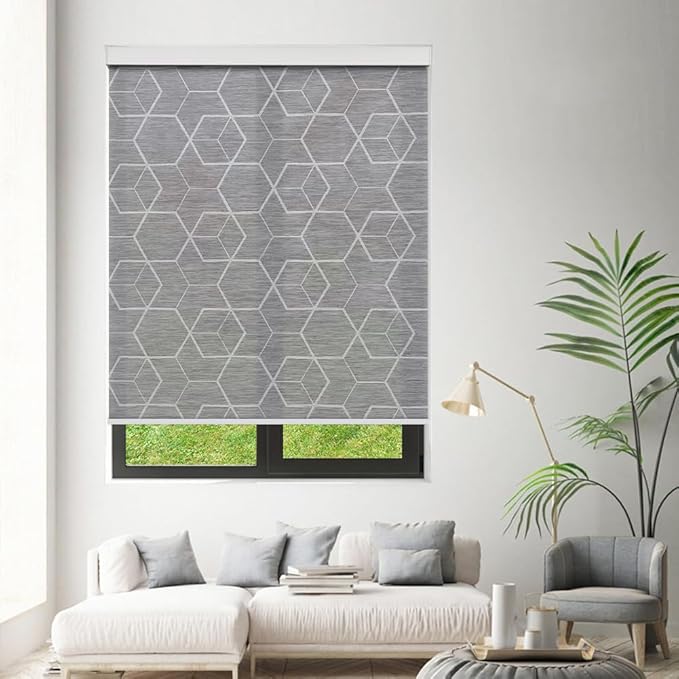 Tipiace Motorized Blinds with Remote Window Roller Shade Wireless Rechargeable - Image 4