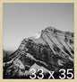 Frame It Easy 33 x 35 Wheat Wood Frame by FrameItEasy