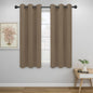 Easy-Going Blackout Curtains for Bedroom, Solid Thermal Insulated Grommet and by Easy-Going