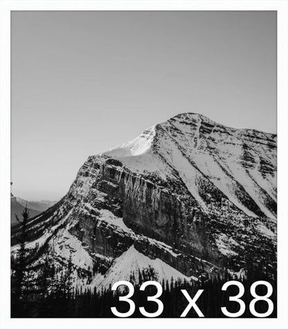 Frame It Easy 33 x 38 White Wood Frame by FrameItEasy