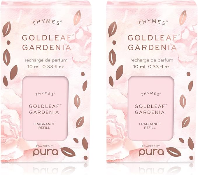 Thymes Goldleaf Gardenia Pura Smart Home Plug-in Diffuser Refills by Thymes