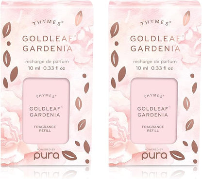 Thymes Goldleaf Gardenia Pura Smart Home Plug-in Diffuser Refills by Thymes