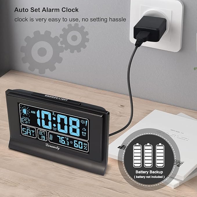 DreamSky Alarm Clocks for Bedrooms - Image 2