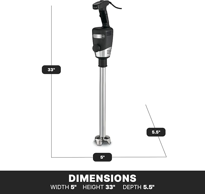 Waring Commercial Big Stix Heavy Duty Stick Immersion Hand Held Blender - Image 5