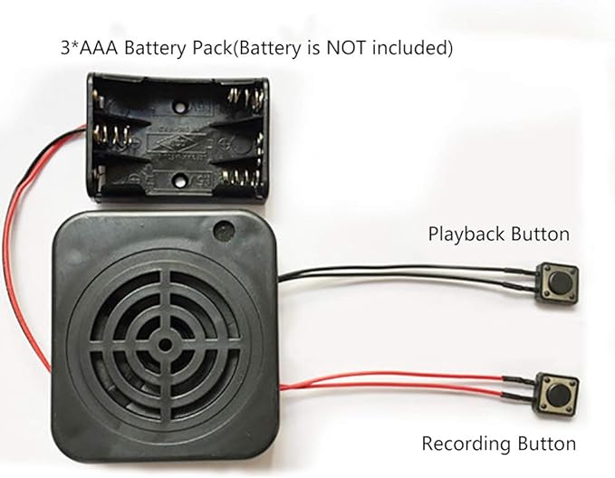 Voice Recording Box, 2/4 Minutes 3W DIY Personalized Practical - Image 8