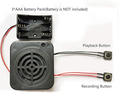 Voice Recording Box, 2/4 Minutes 3W DIY Personalized Practical - Image 8