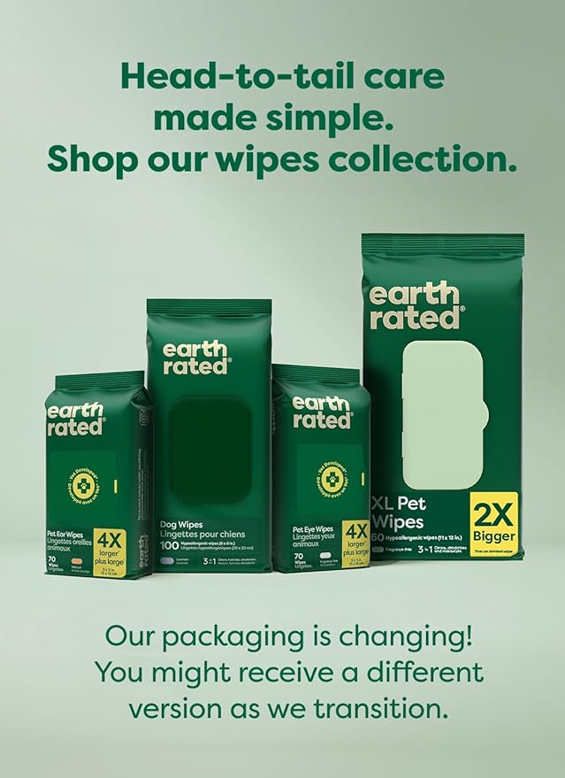 Earth Rated Dog Wipes, Hypoallergenic, Cleaning and Hydrating, - Image 10