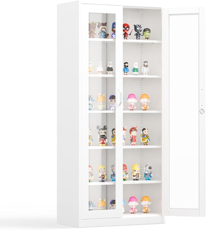 VINGLI Lockable Display Cabinet - Image 3