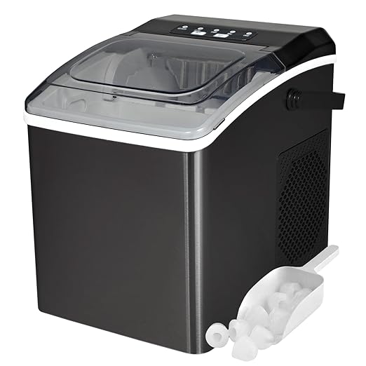 Koolatron Countertop Ice Maker – Nugget Ice Maker Makes 9 Pebble in 6 Mins - Image 9