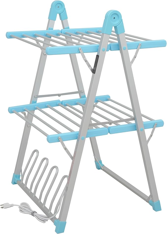 SHARNDY Electric Heated Clothes Drying Rack, Foldable Heated Garment Dryer by SHARNDY