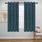 Easy-Going Blackout Curtains for Bedroom, Solid Thermal Insulated Grommet and by Easy-Going
