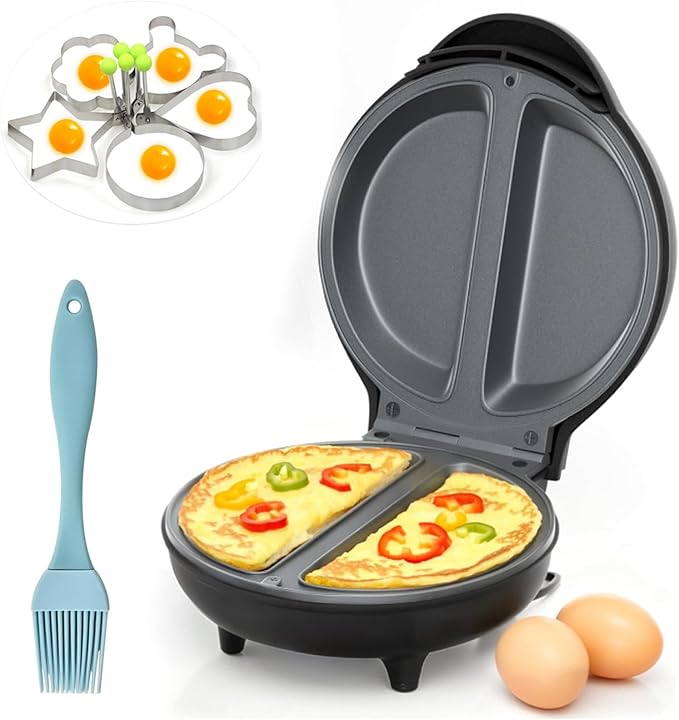 Dual Zone Electric Omelette Maker by Unknown
