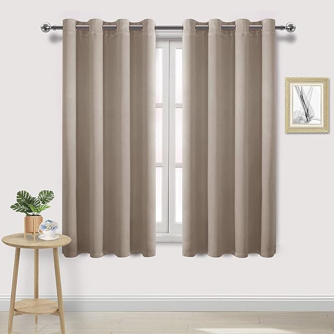 DWCN Blackout Curtains for Bedroom, Room Darkening Thermal Light Blocking by DWCN