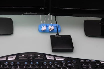 Heaviest Cable Organizer on The Market! Compact and Weighted Desktop Cord - Image 2