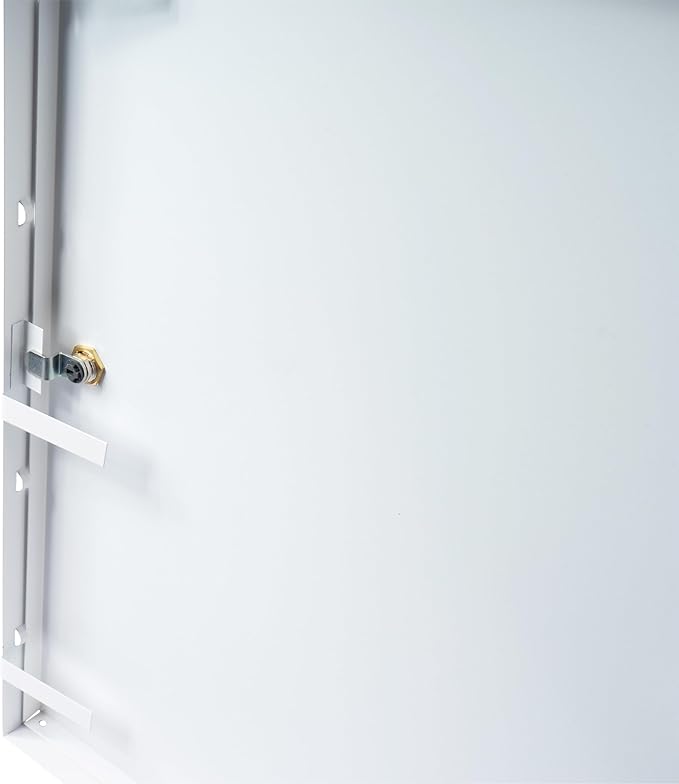 16" x 20" Lockable White Metal Access Panel. Service Shaft Door Panel - Image 4