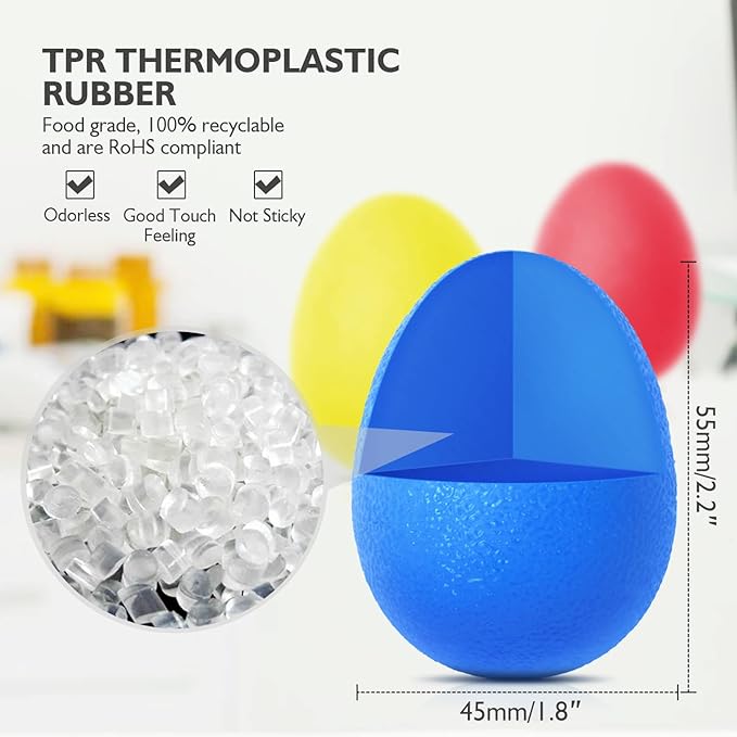 Peradix Hand Grip Strength Trainer, Stress Relief Ball, Wrist Rehab Therapy - Image 4