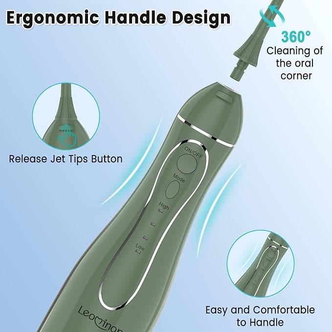 Leominor Water Dental Flosser Pick - Image 9