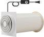 MEOZRI Through-the-Wall Ventilation Fan Exhaust Fan White Cover 6-inch Diameter by Unknown