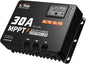 LiTime 30 Amp MPPT 12V/24V/Auto DC Input Solar Charge Controller Build-in by LiTime
