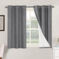 H.VERSAILTEX Primitive Linen Curtains 100% Blackout Curtain Drapes Burlap by HVERSAILTEX