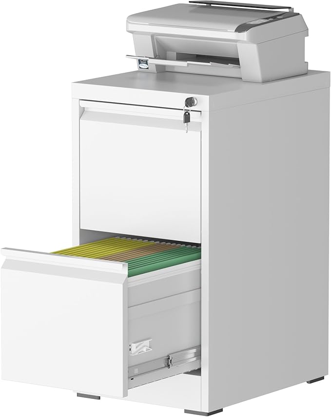 File Cabinet, 2 Drawer File Cabinet by Unknown