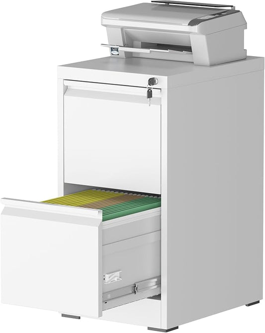 File Cabinet, 2 Drawer File Cabinet by Unknown